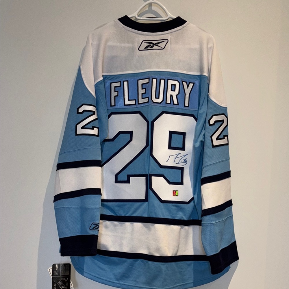 NHL Pittsburgh Penguins Autographed Fleury #29